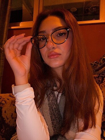 Cat eye siyah çerçeve