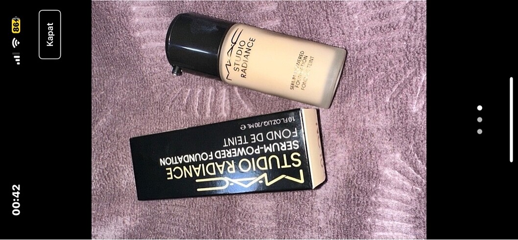 MAC ORJİNAL ÜRÜNDÜR MAC STUDIO RADIANCE