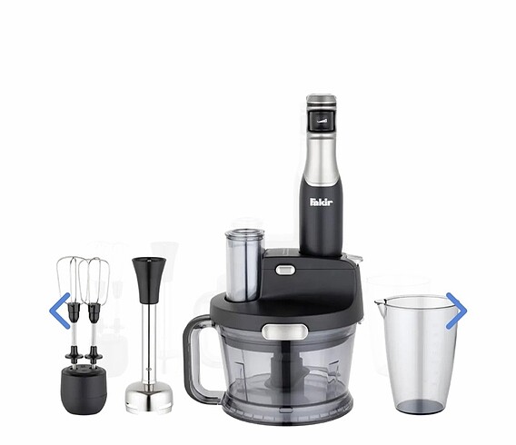 Fakir Speed Quadro Blender Seti Black & Silver