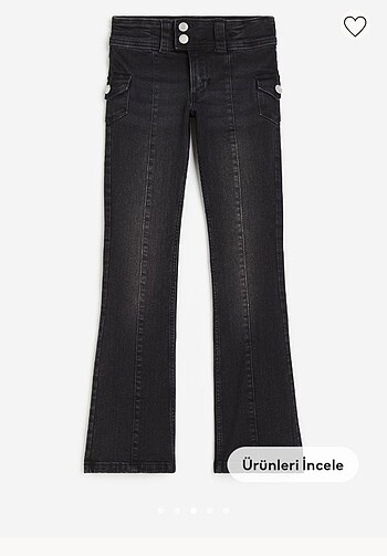 xs Beden BOOTCUT JEANS