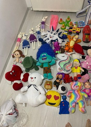 Renkli Peluş Oyuncak Seti lego oyuncak lisanslı barbieler - Görsel 2