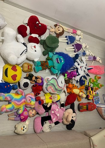 Renkli Peluş Oyuncak Seti lego oyuncak lisanslı barbieler - Görsel 3