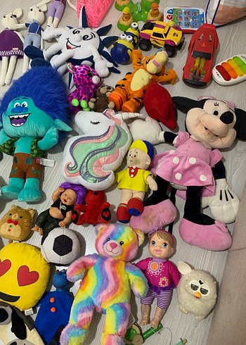 Renkli Peluş Oyuncak Seti lego oyuncak lisanslı barbieler - Görsel 5