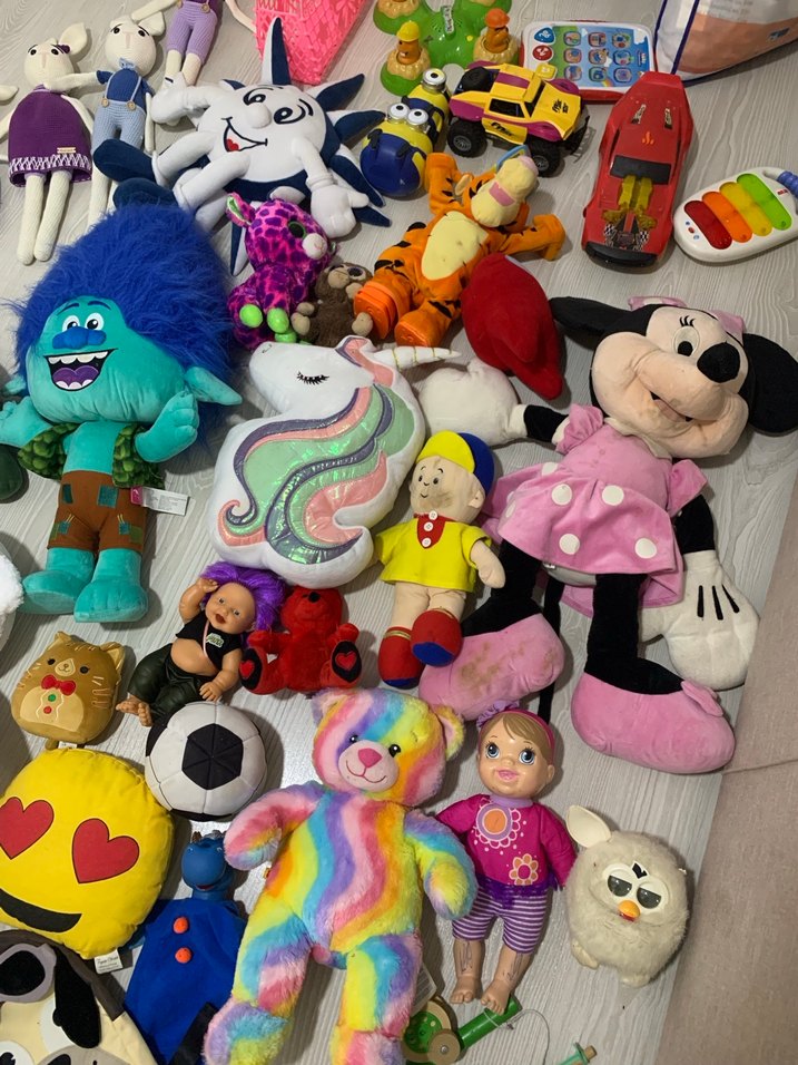 Renkli Peluş Oyuncak Seti lego oyuncak lisanslı barbieler - Görsel 5