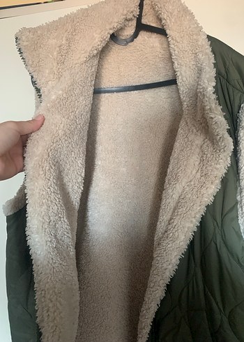 Peluş yelek zara yelek kürk - Görsel 2