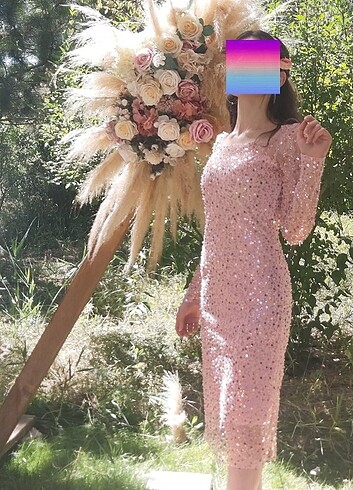 xs Beden Elif şimal abiye elbise