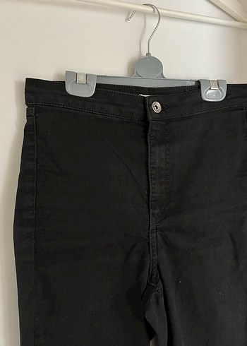 Oxxo Siyah Jean Kot Pantolon. Alice Ultra High Rise - Görsel 2