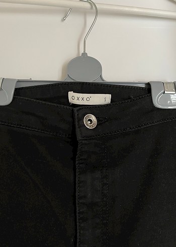 Oxxo Siyah Jean Kot Pantolon. Alice Ultra High Rise - Görsel 5