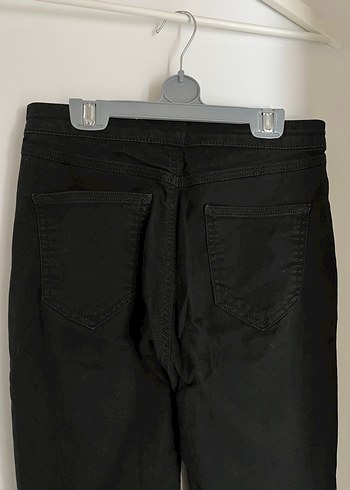 Oxxo Siyah Jean Kot Pantolon. Alice Ultra High Rise - Görsel 7