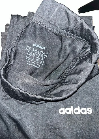 Adidas Kız Çocuk Siyah Spor Tayt - Görsel 6