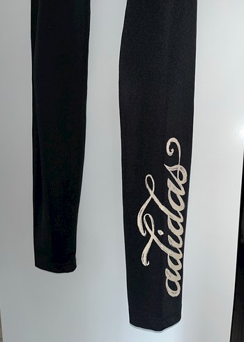 Adidas Kız Çocuk Siyah Spor Tayt - Görsel 3