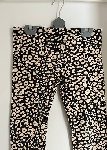 H&M Leopar Desenli Kız Çocuk Taytı - Görsel 2