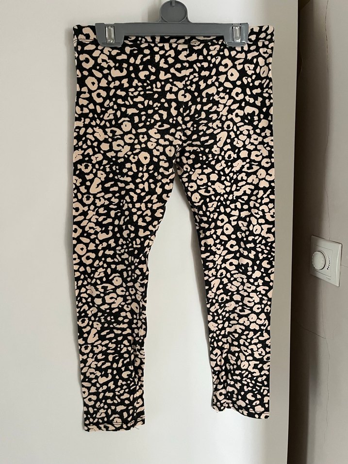 H&M Leopar Desenli Kız Çocuk Taytı - Görsel 3