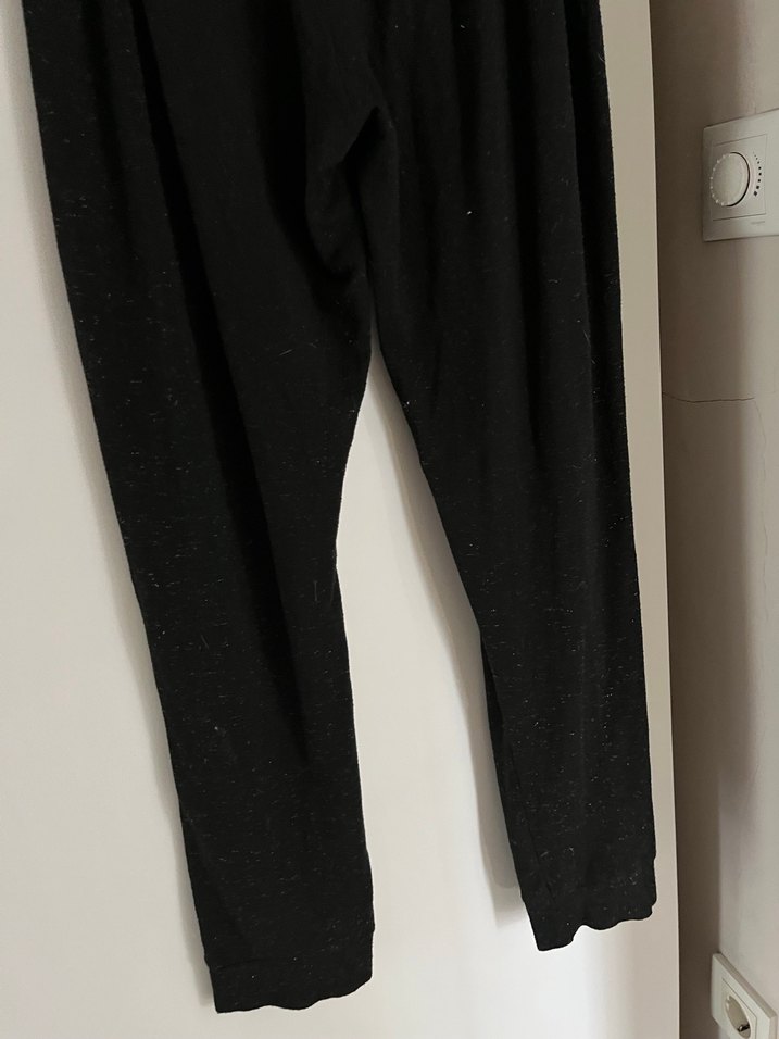 Kız Çocuk Siyah Şalvar Eşofman Altı - Görsel 5