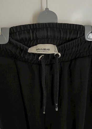 Pull&Bear Siyah Kargo Eşofman - Pantolon - Görsel 5
