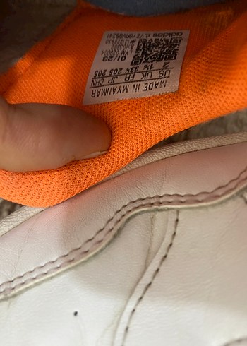 Kız Çocuk Beyaz Adidas Spor Ayakkabı - Görsel 3