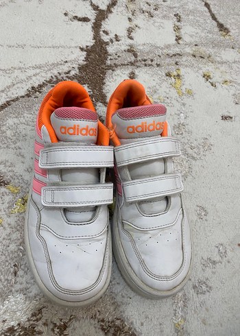 Kız Çocuk Beyaz Adidas Spor Ayakkabı - Görsel 2