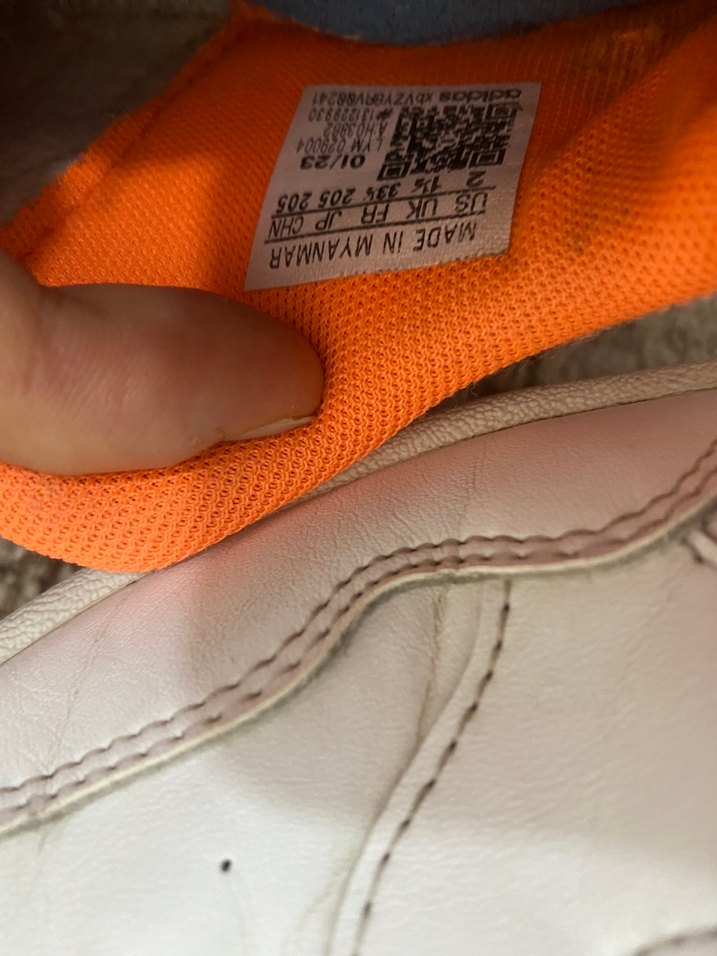 Kız Çocuk Beyaz Adidas Spor Ayakkabı - Görsel 3