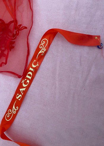 Kına duvağı kona eldiveni ve sağdıç kurdelesi - Görsel 4