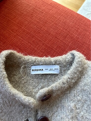 s Beden camel Renk Bershka hırka