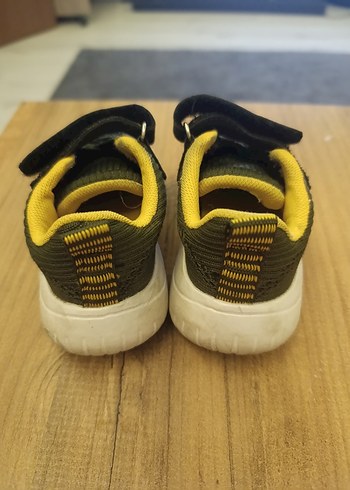 24 Beden yeşil Renk Erkek Çocuk Haki Spor Ayakkabı Velcro