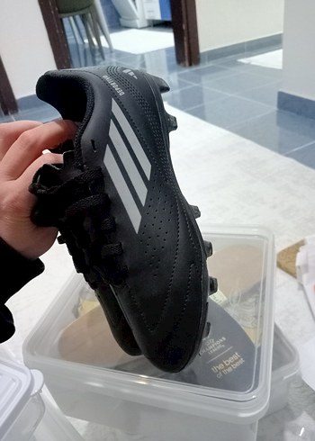 Adidas Siyah Erkek Spor Ayakkabı Velcro Bantlı
