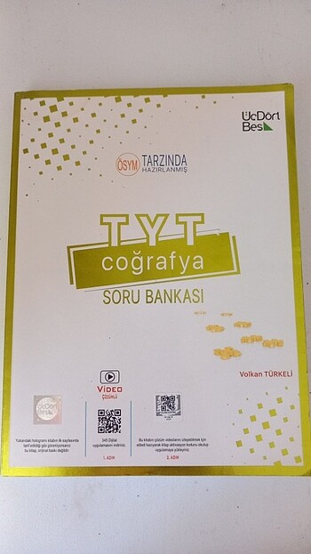 Tyt coğrafya soru bankası üç dört beş yayınları 