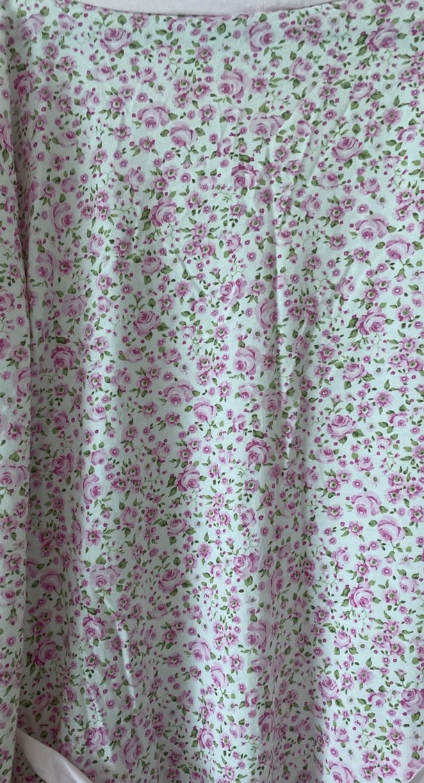 Pembe Uzun Kollu Midi Kadın Sabahlık - Görsel 5