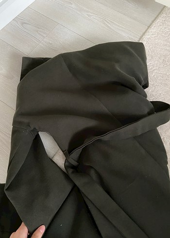 Haki Yeşili Kadın Kaban - Görsel 5