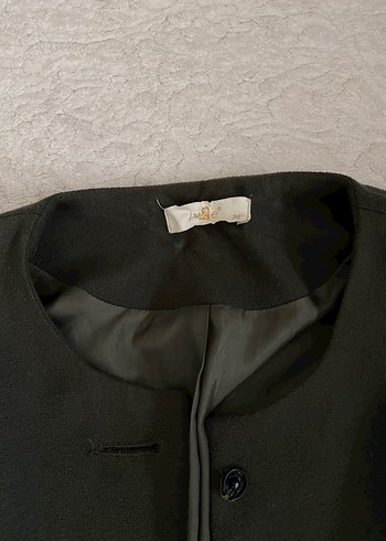 Haki Yeşili Kadın Kaban - Görsel 4