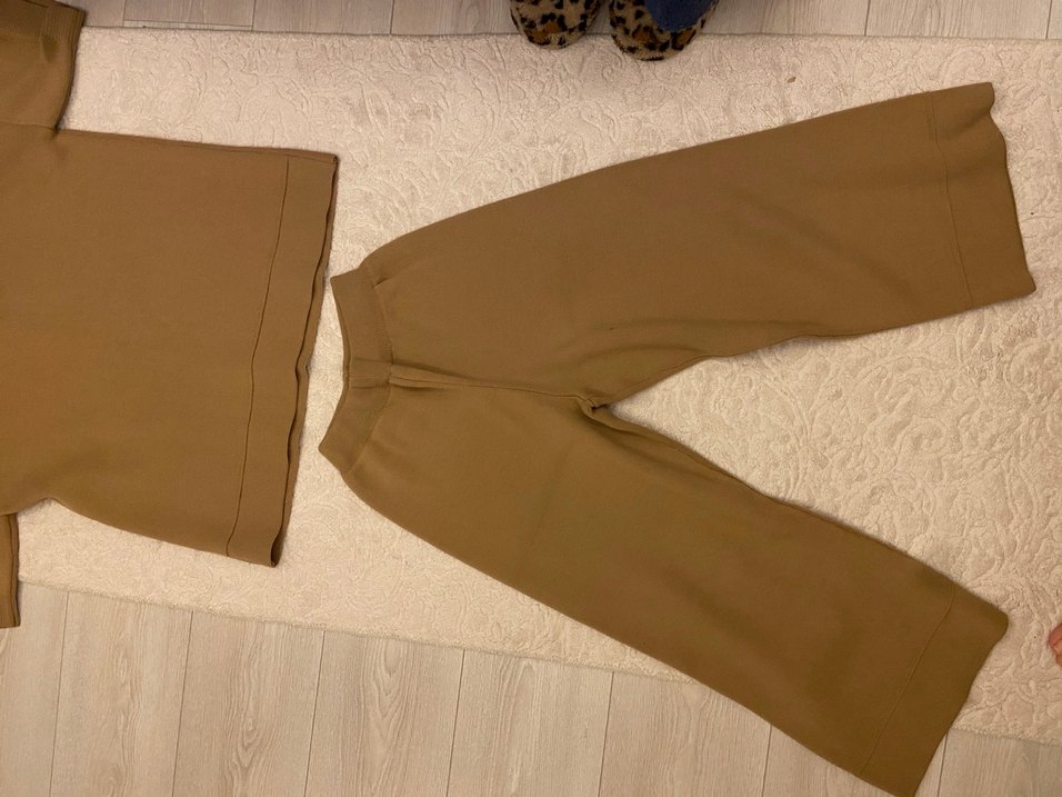 Taba rengi triko takım - Görsel 2