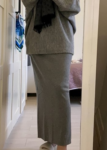 Mango Uzun Triko Etek - Görsel 6