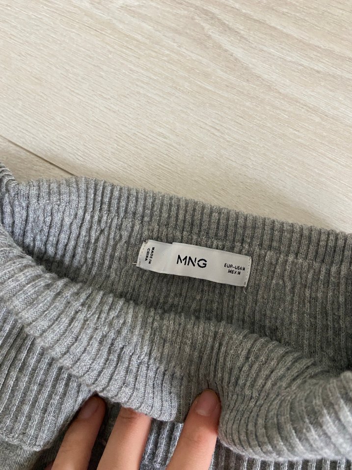 Mango Uzun Triko Etek - Görsel 4