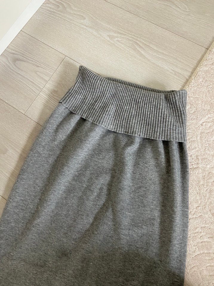 Mango Uzun Triko Etek - Görsel 3