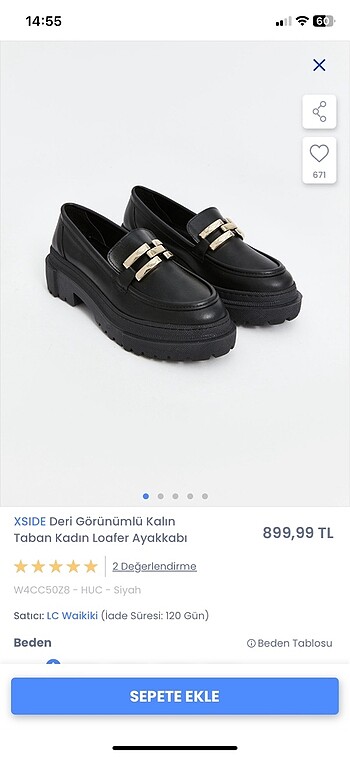 LcWaikiki kadın loafer