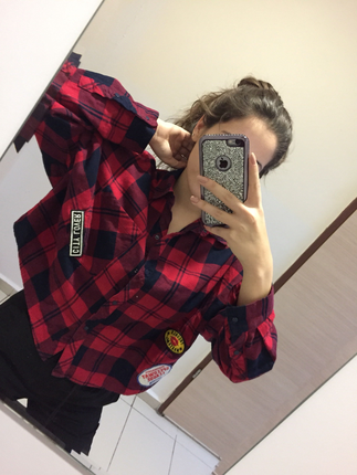 l Beden Bershka gömlek