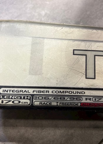 Kayak Takımı BLIZZARD Marka SALOMON Bağlamalı Kayak.170cm. - Görsel 6