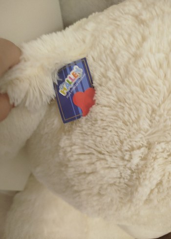 Beyaz Peluş Ayı Oyuncak - Görsel 3