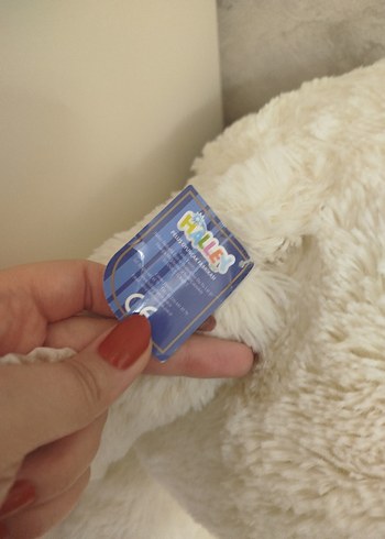 Beyaz Peluş Ayı Oyuncak - Görsel 2