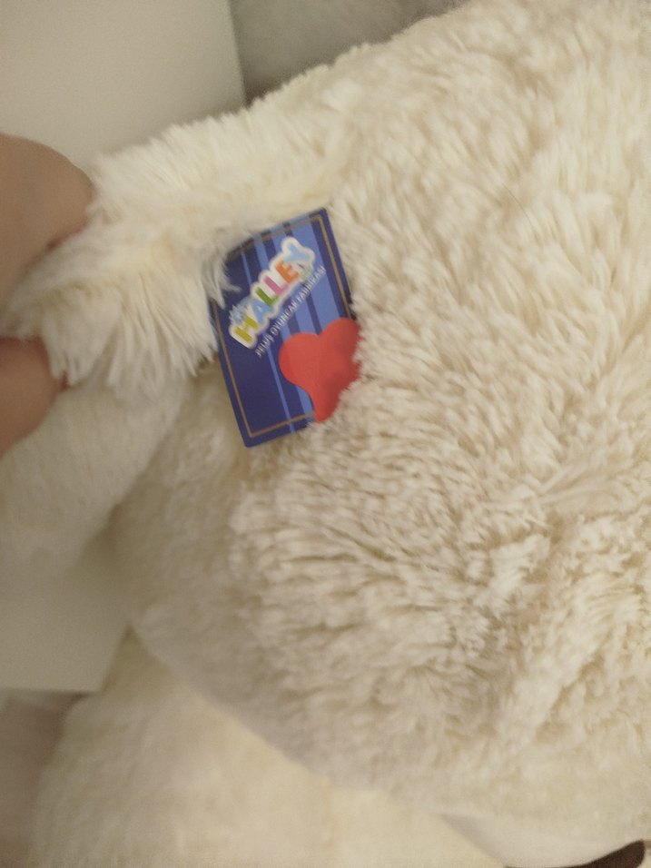 Beyaz Peluş Ayı Oyuncak - Görsel 3