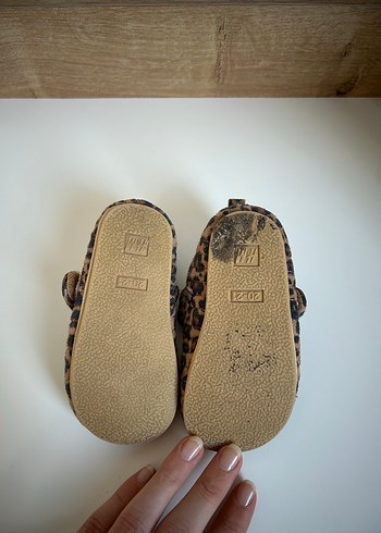 HM Kız Çocuk Leopar Desenli Bantlı Babet - Görsel 3