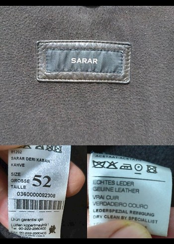 SARAR Kahverengi Deri Erkek Ceket - Görsel 8