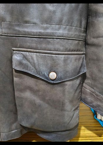 SARAR Kahverengi Deri Erkek Ceket - Görsel 6