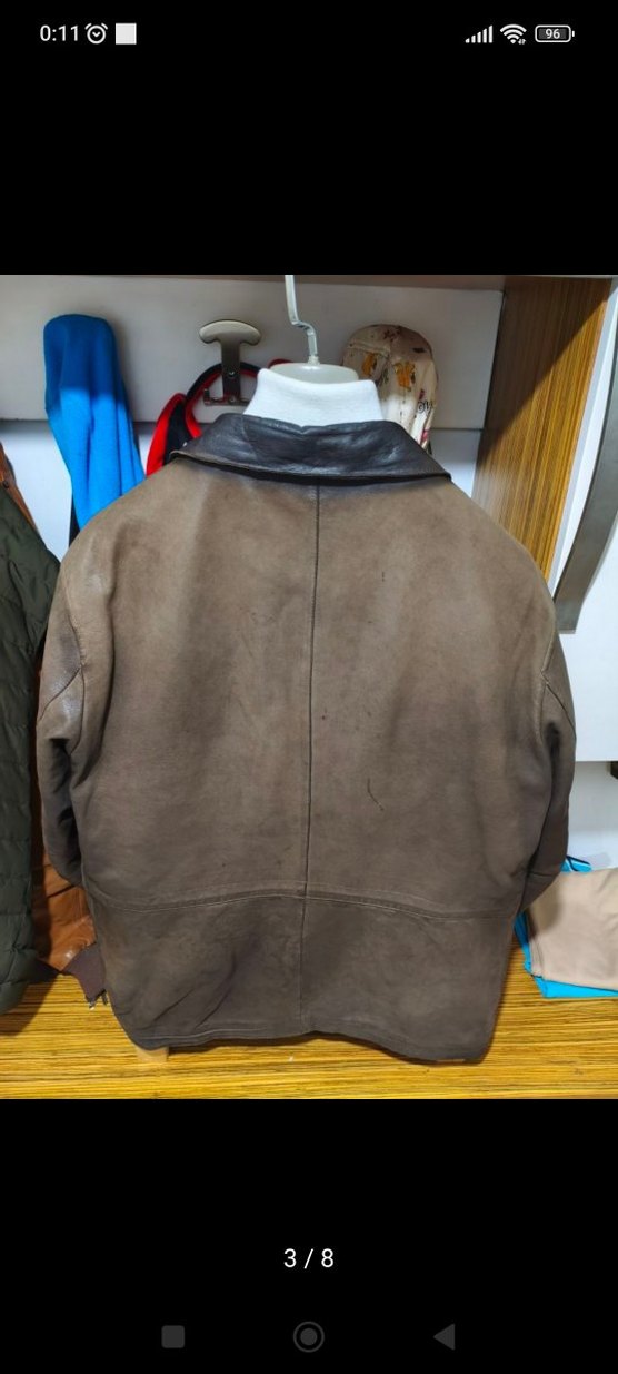 SARAR Kahverengi Deri Erkek Ceket - Görsel 3