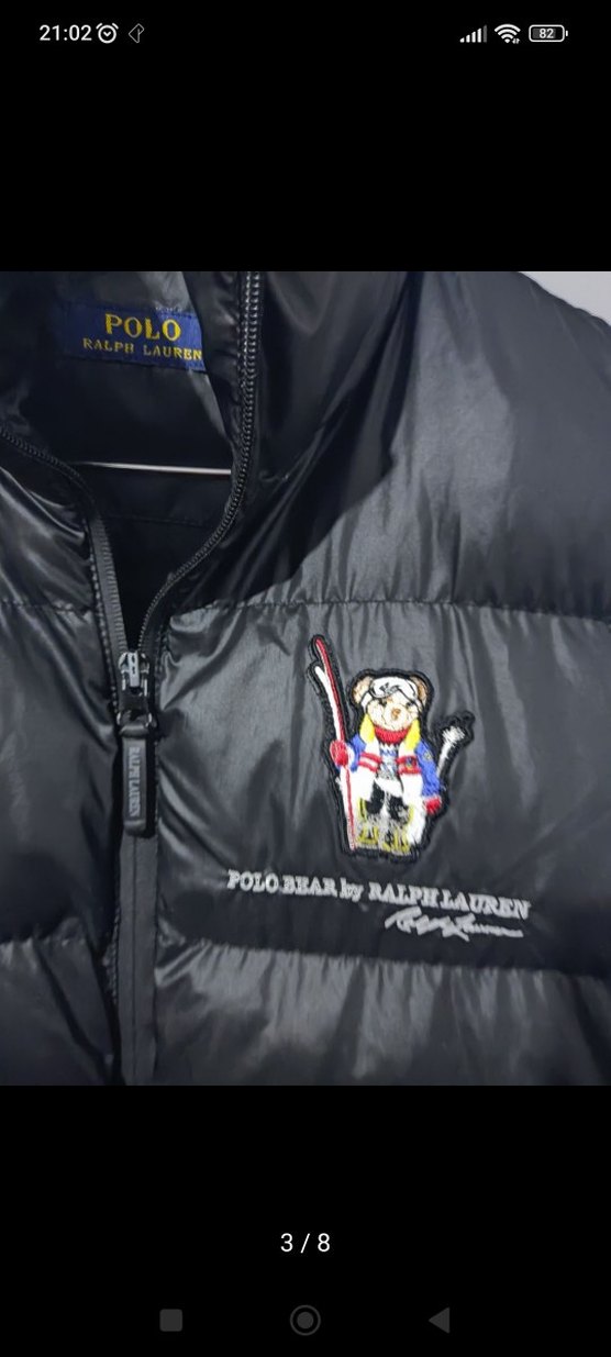 Polo Ralph Erkek Siyah Şişme Yelek Yüksek Yakalı - Görsel 3