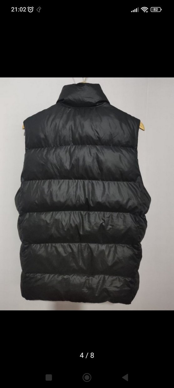 Polo Ralph Erkek Siyah Şişme Yelek Yüksek Yakalı - Görsel 4