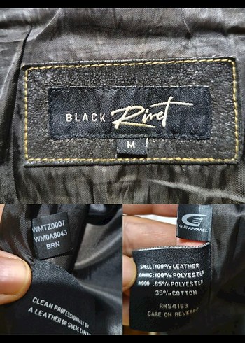 Kahverengi Deri Erkek Biker Ceket - Görsel 7