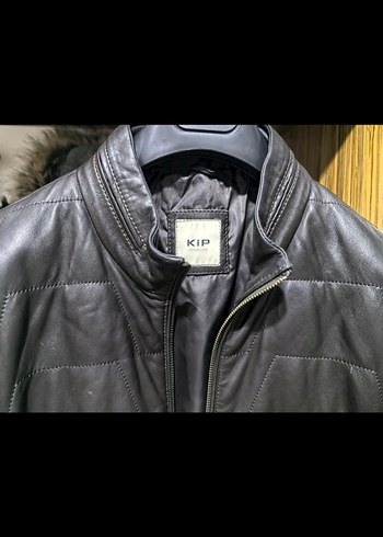 KiP Siyah Deri Biker Ceket - Görsel 5