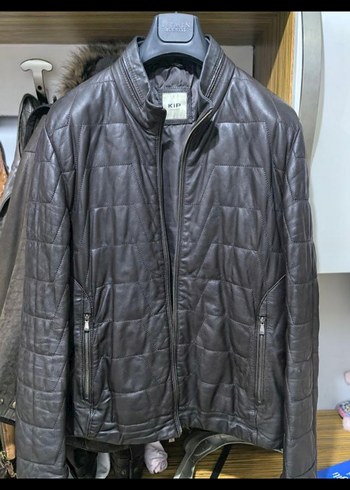 KiP Siyah Deri Biker Ceket - Görsel 2