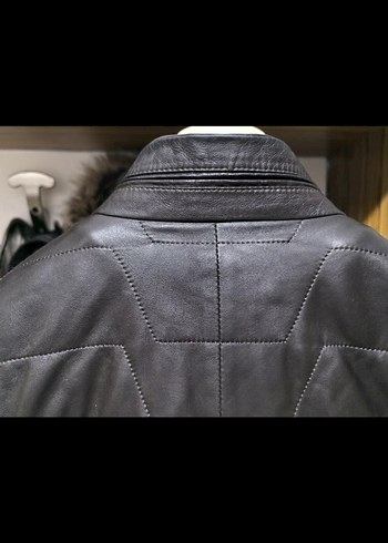 KiP Siyah Deri Biker Ceket - Görsel 7